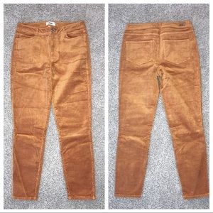 Paige Marigold Hoxton Ankle Skinny Cords Size 30